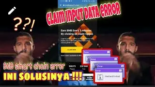 cara mengatasi error while gathing input data mining bnb smart chain