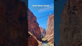 America&rsquo;s highest suspension bridge | The Royal Gorge 💫