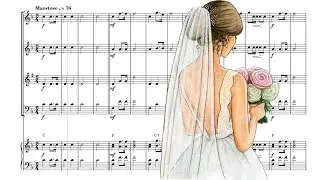 Woodwind Quartet & Piano Sheet Music | Bridal Chorus (Wedding March) - Wagner
