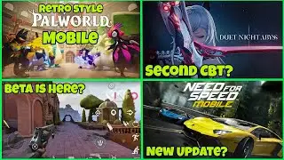 NFS Mobile New Beta?, Valorant Mobile Beta Start!, Retro Palworld, COD Mobile Update | Hindi |
