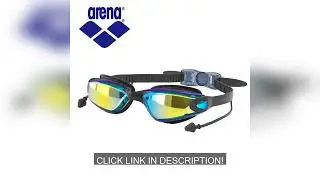 ARENA Professional Adult Anti-fog Swimming Goggles with Earplugs Men Women Swim Leak Proof Adjustabl