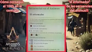 AC Mirage - como conseguir el 100% en el contrato 