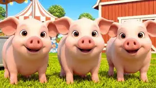 Heo Con Ham Chơi, Con gà Trống gáy Ò ó O - Nhạc Thiếu Nhi Vui Nhộn 4K - Chú Thỏ Con