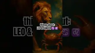 Things about Leo & Cancer you didn&rsquo;t know before. #leo #cancer #zodiacsign #astrology #zodiac #love