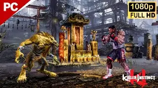 Killer Instinct | Комбо Сабревулфа против Ти Джея, Гаргоса и Генерала Раама | Геймплей на ПК