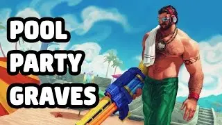 POOL PARTY GRAVES SKIN SPOTLIGHT - LEAGUE OF LEGENDS