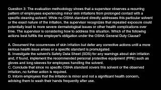 OSHA 30 Hour Training Free Practice Test video