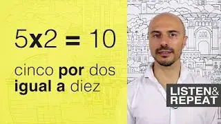 Learn Spanish: (26) Mathematic symbols in Spanish