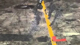 WS2220 Quiet Red Industrial Vacuum by Ruwac (In Action - Cast Iron Chips w/ Wand) | www.ruwac.com