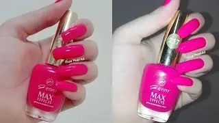 Neon Pink Nails Tutorial- Nail Polish Swatch and Review | Rose Pearl