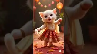 A heart warming cat dance #cat #catvideos #cute #funnycatvideos #aicat #catworld #usacats #aivideo