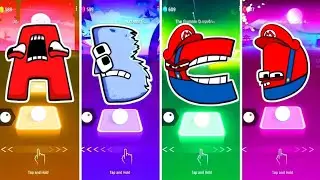 Angry Alphabet Lore - A 🆚 B 🆚 Alphabet Lore Mario - C 🆚 D. 🎶 Who Is Best?🎵 Tell We? 😍