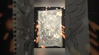 IT drawing #it #horror #art #theprocess #artprocess #spooky #drawing #clown #scaryclowns