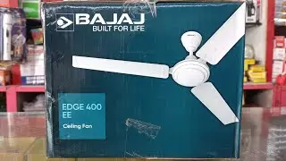 Bajaj EDGE 400 EE Ceiling Fan | 1200 mm | 3 Blades | Copper Motor | Bianco Colour | Unboxing Video 