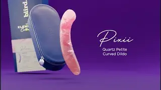 Meet Pixii, Biird's Crystal Quartz Petite Curved Dildo