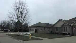 Driving to Sterling Heights, Michigan from Clinton Township, Michigan. Jan. 2022