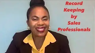 Record Keeping by Sales Professionals