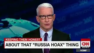 Anderson Cooper Trumps hoax claim on Russia now weaker -VIDEO NEWS - ANHTUBE NEWS