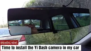 YI Mirror Dash Cam 1080P &mdash; обзор и установка