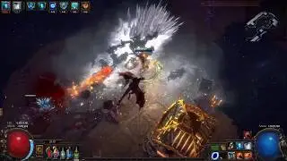 Pathofexile Betrayal . Glacial Cascade Miner. Shaper fight