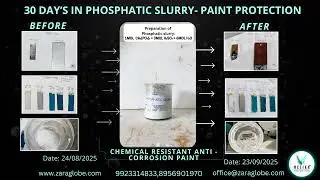 Phosphatic Slurry Corrosion Test 30 Days | Paint Protection (Chemical Resistance Anti-Corrosion)