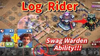 Th15 v.s Th17 Log Launcher Root Rider Strategy (coc) (July Season Day 23)