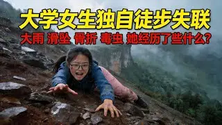 大学女生徒步不幸坠崖重伤，身上爬满了蚂蟥..#丽江女大学生失联 #女大学生七号树遇难 #女大学生文海村失联 #程霞失联事件 #户外失联 #户外探险 #户外安全警示 #户外滑坠 #户外搜救