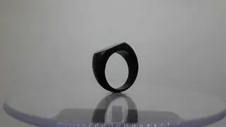 Congo ring. African Black Wood - ebony.