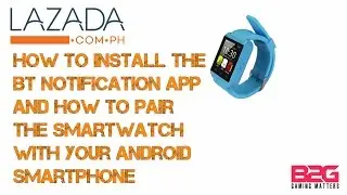 How to Install BT Notification Modoex M8 Smartwatch