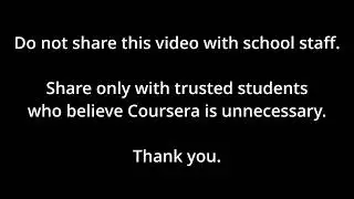[OUTDATED] How to skip Coursera Videos (READ DESCRIPTION)
