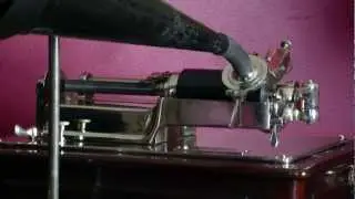 Edison Triumph cylinder record player with Ideal folding horn 1906