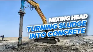 This solidification equipment handles silt and mud with ease!
