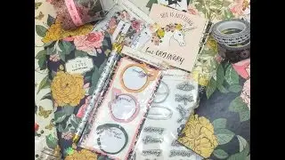 April 2017 The Planner Society Kit Unboxing