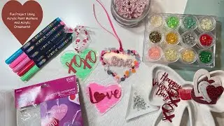 Fun Project Using Acrylic Paint Markers and Acrylic Ornaments!