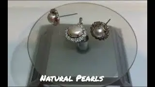 Natural Cultured Pearls | Zircons |  Fully hand made | Silver jewellery |