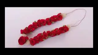 Paper garland  | How to make paper rose garland for God |beautiful paper roses|