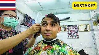 I Got Bangkok's CHEAPEST Haircut ($3 MISTAKE?)