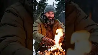 Cooking Meat in Freezing Snow ❄️🥩