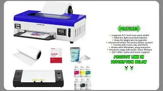 DIY Fabric Printing Solution | PUNEHOD DTF Printer A4 L800 | Key Features