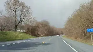 4K Quick snow squall MD Route 67