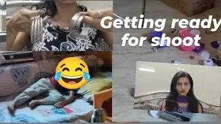 Getting ready for shoot 💝||masti with children 😂||sanskruti koli vlogs 💝