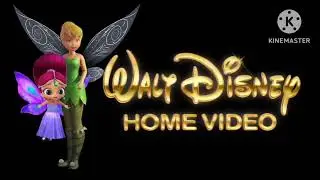 Gold Walt Disney Home Video 1991-2002 with Shimmer and Tinker Bell Ident