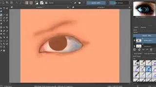 Trying to draw an eye on pc