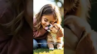 Girl Adopts Dog 🐶🎀💗#aistorytelling#aiviralcontent