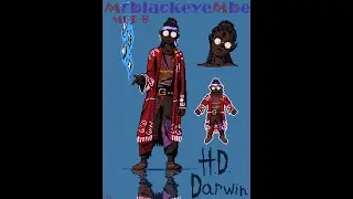 H.D. Darwin, The King of science | Pixel art Character Creation