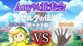 日本1位と2位による並走会 ゼルダの伝説夢をみる島Any%Normal RTA Link's Awakening switch