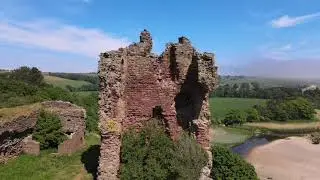 Lunan bay beach Red Castle by Mavic Air 2