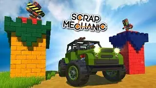 БИТВА БОЕВЫХ БАШЕН - TOWER DEFENSE в Scrap Mechanic !!! СКАЧАТЬ СКРАП МЕХАНИК !!!