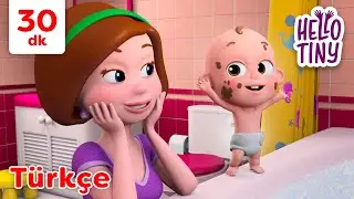 Bebek Banyo Şarkısı 🛁🫧 | Bebekler için şarkılar | Hello Tiny Türkçe