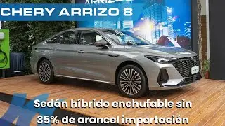 Nuevo Chery Arrizo 8 híbrido sin aranceles | Precio, motor, equipamiento y todos los detalles.